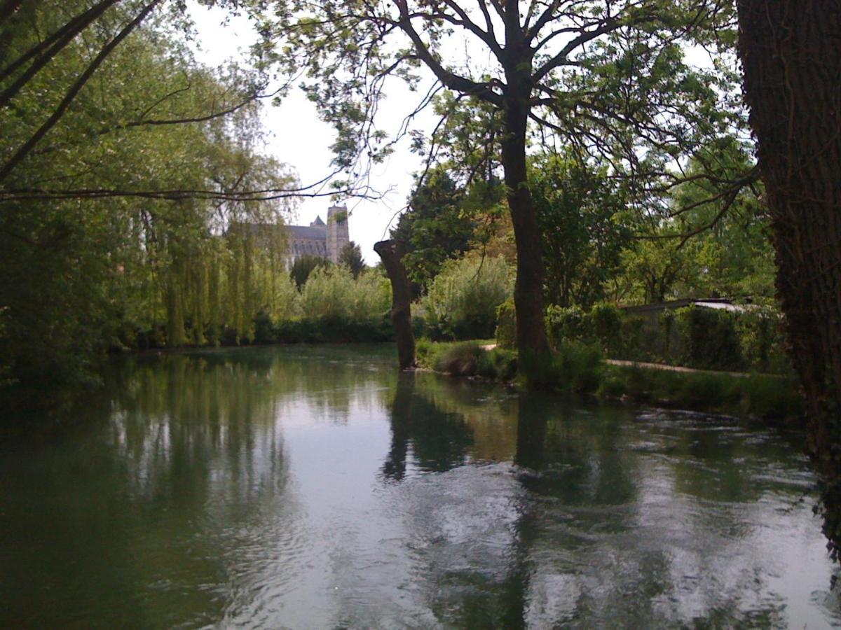 Les Volets Bleus - Deux Appartements Et Un Studio, Jardin Bourges Bagian luar foto
