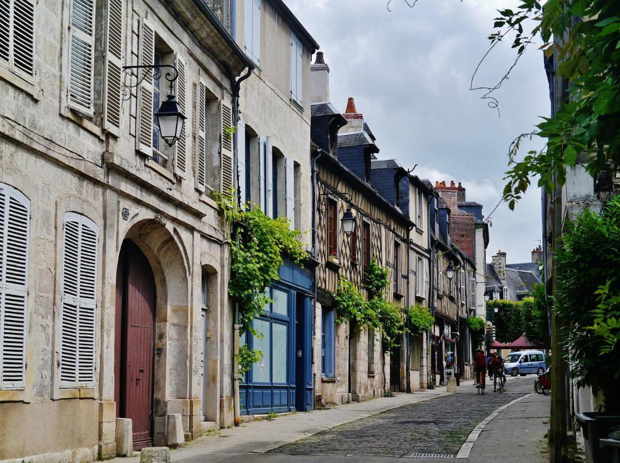 Les Volets Bleus - Deux Appartements Et Un Studio, Jardin Bourges Bagian luar foto