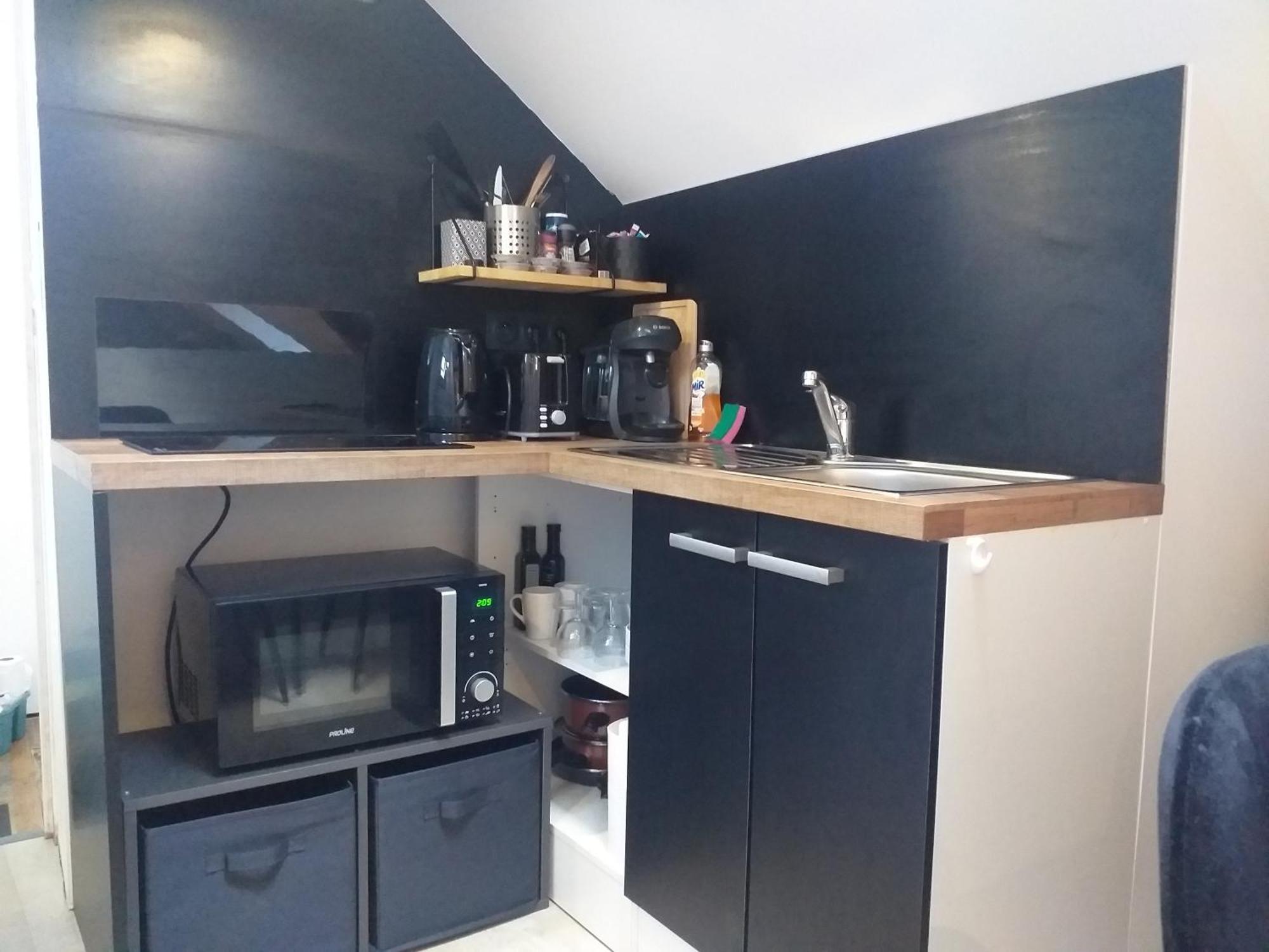 Les Volets Bleus - Deux Appartements Et Un Studio, Jardin Bourges Ruang foto