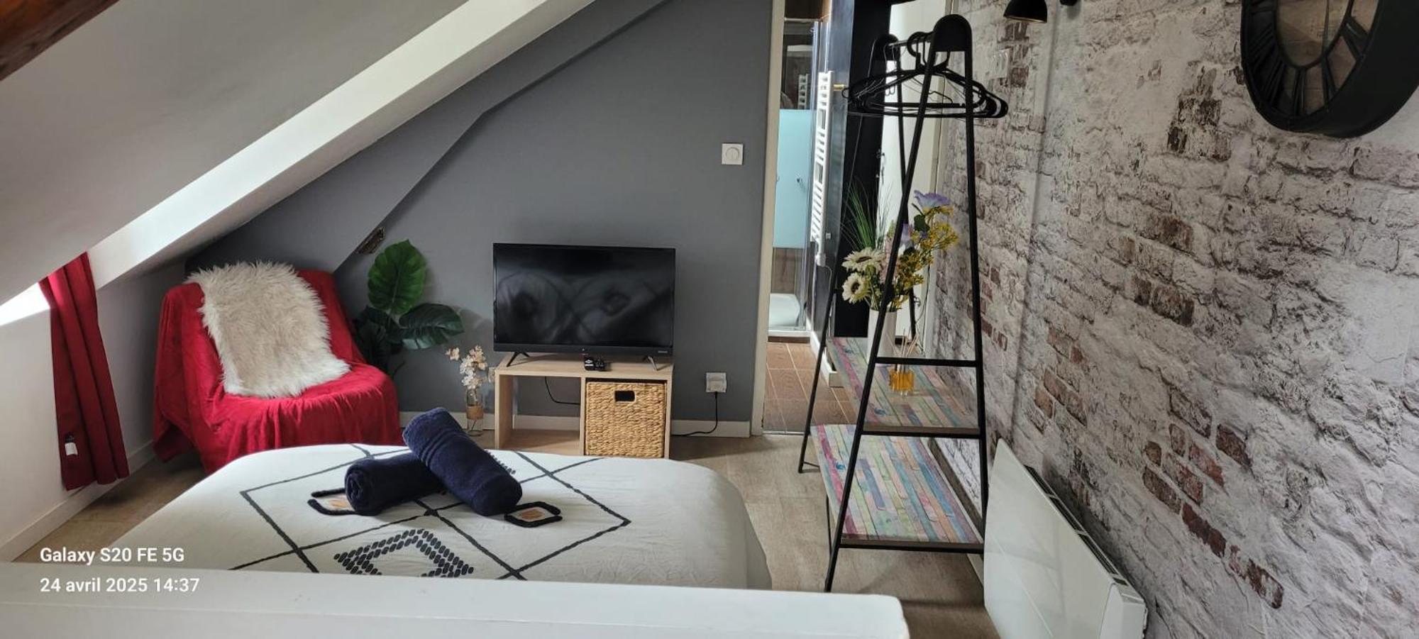 Les Volets Bleus - Deux Appartements Et Un Studio, Jardin Bourges Bagian luar foto